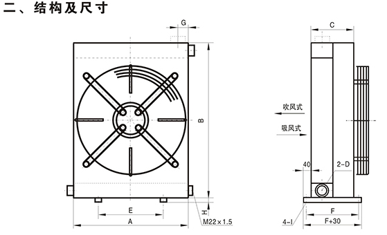 HRQ1系列風(fēng)冷板翅式油冷卻器